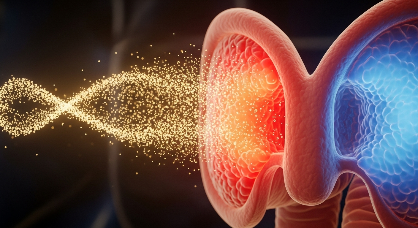 Visualization of rhinitis relief in sinus passages